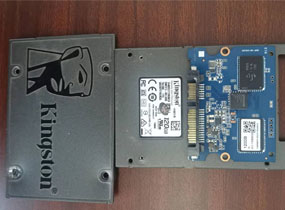 哈尔滨本地同行送修金士顿A400 120G SSD固态硬盘数