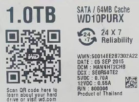 哈尔滨西数2TB台式机硬盘开机频繁重启数据恢复