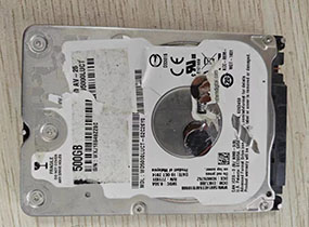 哈尔滨某高校学生西数500G硬盘磁头损坏数据恢复成功