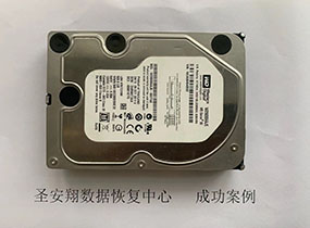 阿荣旗西数500G硬盘不识别数据恢复成功