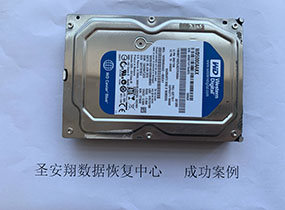 呼兰西数500G硬盘不识别数据恢复成功