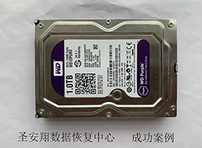 哈尔滨西数1T监控视频误删除数据恢复成功