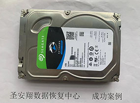 五常希捷4T监控硬盘不识别数据恢复成功
