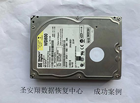 伊春西数80G硬盘格式化数据恢复成功