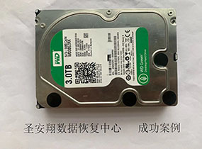 黑河西数3T监控视频误删除数据恢复成功