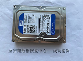 勃力西数500G硬盘不识别数据恢